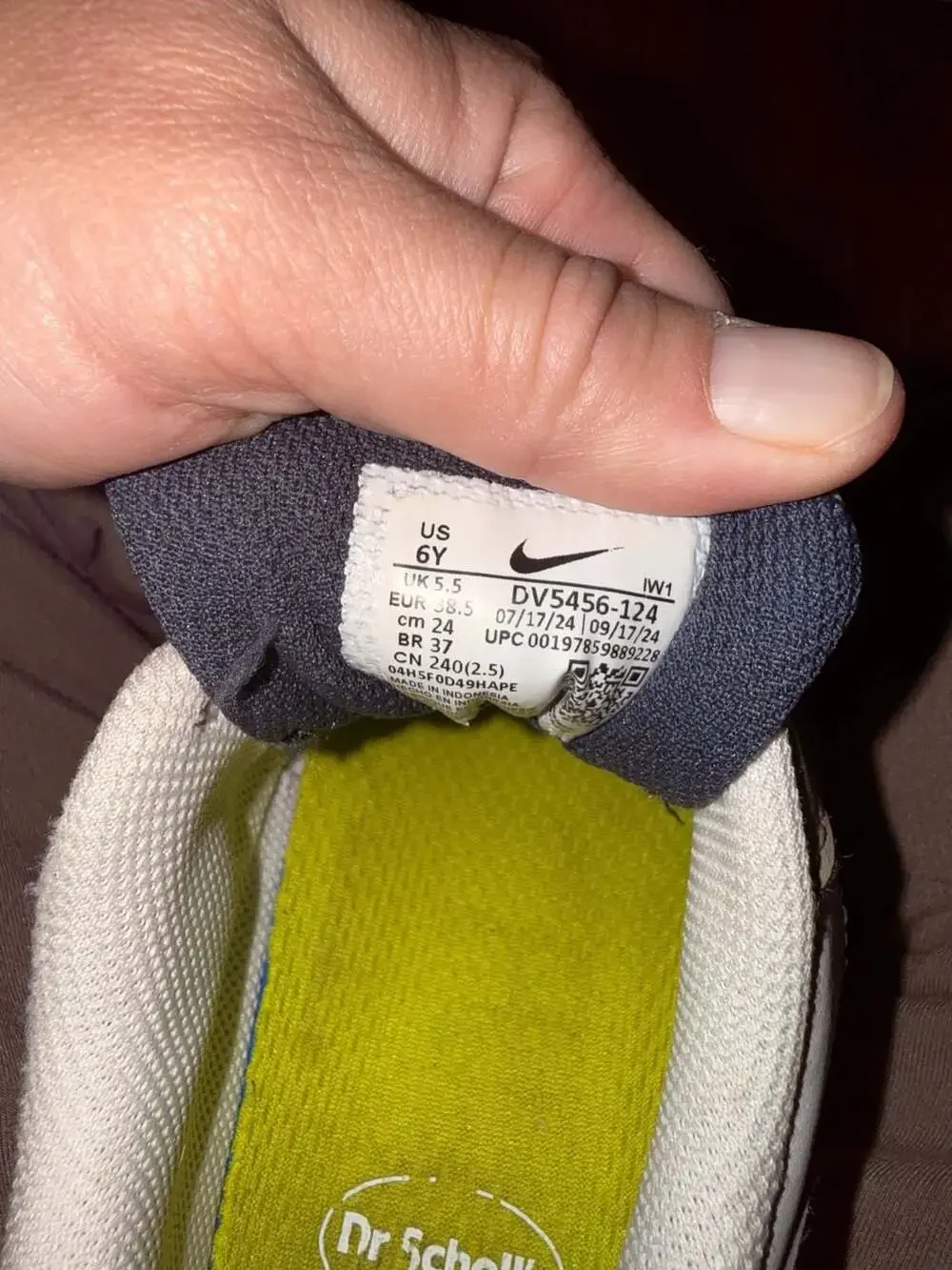 Nike Kids' Court Borough Low Recraft GS Sneakers Size 6Y